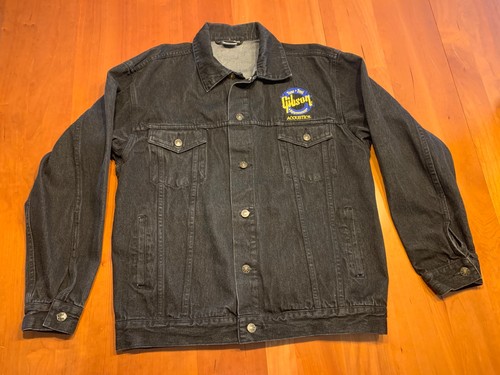 Gibson 200 black denim - gibson, j-200