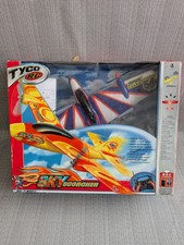 Tyco R/C Sky Scorcher Complete And Working Boxes With Remote Control and Plane