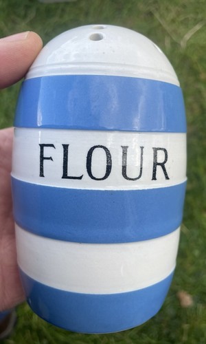 Green cornishware flour - cornishware,