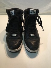 Womens Nike Air Lunar Force 1 Sky High Black Wedge Trainers UK 6  RARE