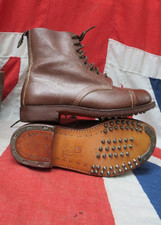 Vintage British Hobnail Boots
