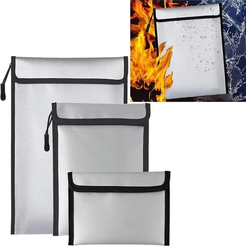 Fireproof money bag - money,