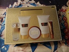 Next Gold Dazzling Fragrance Perfume Body Lotipn Polish Wash Gift Set