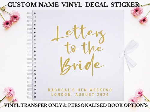 Wedding letters the - letters, bride