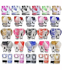 Junior Boxing Gloves Sparring Punchbag Leather Gloves Children / Kids 2,4,6, OZ