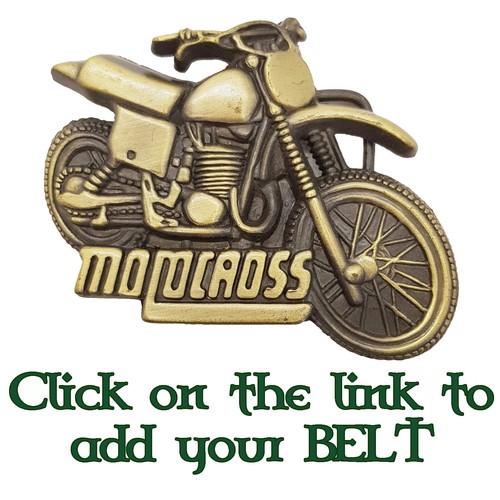 Motocross belt buckle - motocross, mx