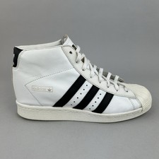 Adidas Superstar Up Hidden Wedge White Sneakers Casual Retro Trainers US8 UK6.5