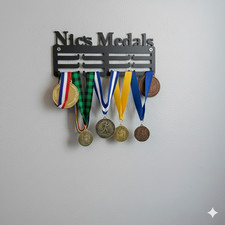 Personalised Medal Hanger with