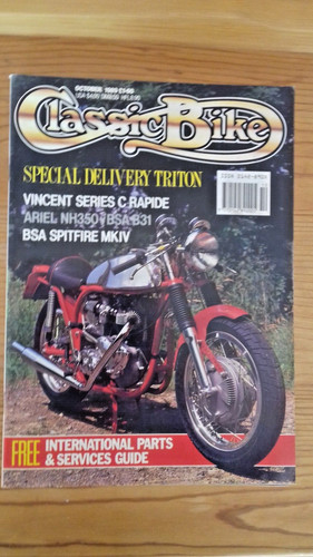 Classic bike magazine october - magazine,