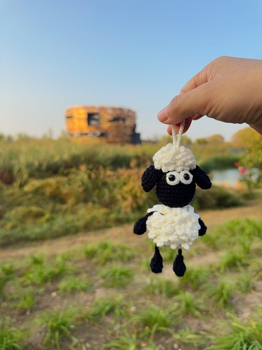 Handmade crochet shaun the - shaun,