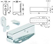 Attic Door Lock Touch Catch ~Surface Mounted~ Hatch Push Loft/Cupboard/Latch Box