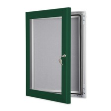 Moss-Green Outdoor Lockable Pin Notice Boards