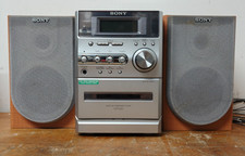 Sony Micro HiFi Component System CMT-NE3 CD Cassette Tape Player Radio + Speaker