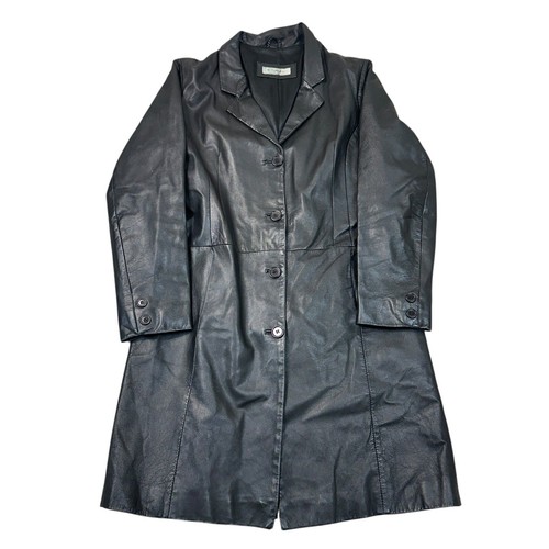 Vintage leather trench - trench, coat