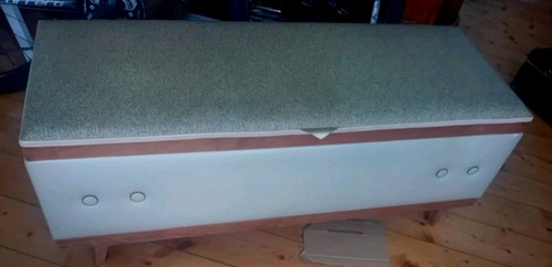 Vintage ottoman storage - ottoman, chest