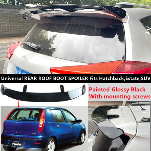 Universal painted black rear - black,