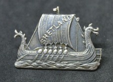 Vintage Shetland Viking boat