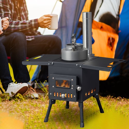 Portable tent wood stove - tent, with
