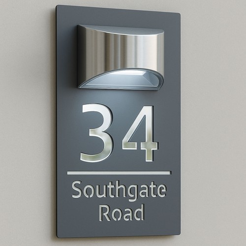 House number plaques - house,