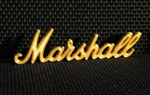 Marshall amp logo badge - marshall,