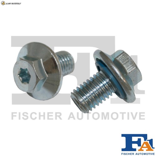 Locking screw oil pan