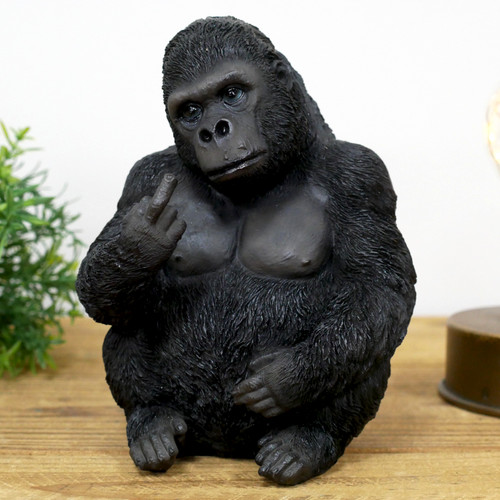 Gorilla figure rude ape resin - gorilla,
