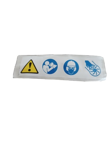 Warning decal badge label - decal,