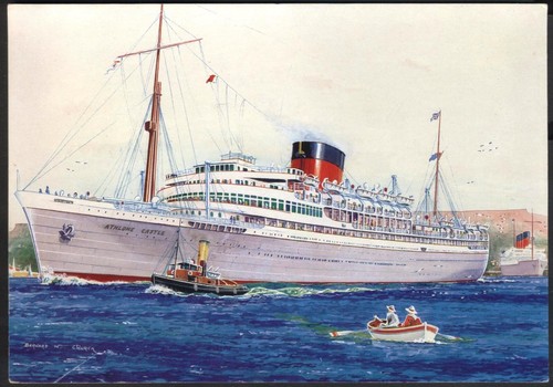 Modern shipping postcard - shipping,