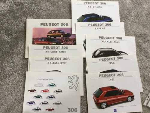 Peugeot 306 brochure and pull - peugeot,