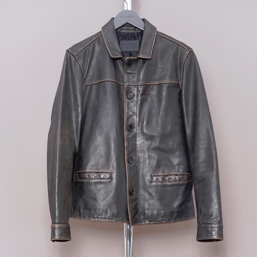 All saints leather blazer - saints,