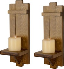 BSTKEY 2 Packs Wooden Wall