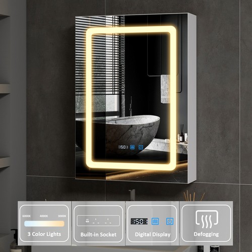 Led bathroom mirror cabinet - led,