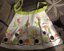 Vtg Eames Apron Bird Tree