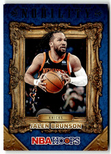 2024-25 Panini Hoops NBA No. 10 Jalen Brunson Nobility Silver