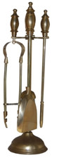 Brass Fireplace Companion Set Fireplace Accessories Fire Side Tools Poker Shovel