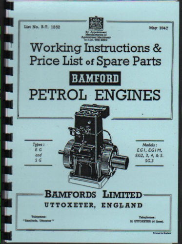 Bamford sg stationary - "eg, sg"