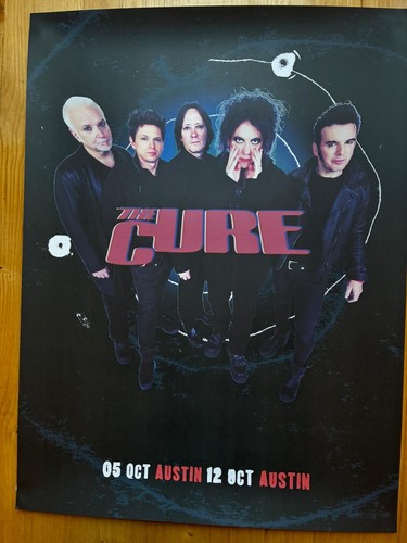 The cure concert poster - the,