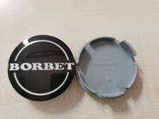 Center Cap Original Borbet Wheel Cover 55mm Black NEW!