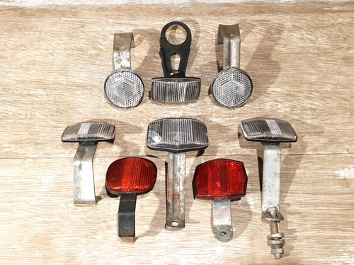 Vintage retro bike reflectors - bike,
