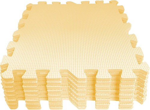 Yellow soft foam eva floor - eva, mat
