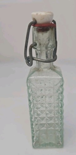 Vintage small glass bottle - small,