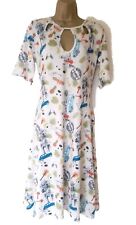 Lindy Bop Dress Sz,14-16 Excellent! Stretchy Vintage Print