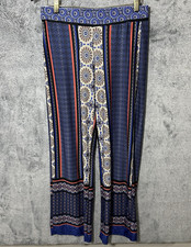 Violet B. Petite Women's Multicolor Size Petite Medium Silky Palazzo Pants