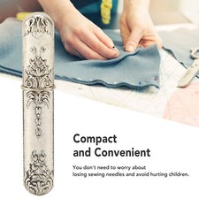 Sewing Needles Case Vintage Metal Embroidery Needle Holder For Hand