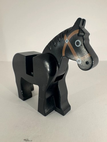 Lego black horse - lego,