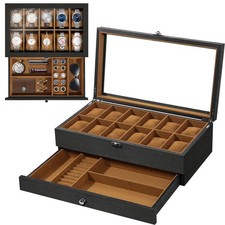 Grids wooden watch - grids,