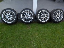 R17 5X112 ORIGINAL BBS RC307 alloy wheels with very good tyres
