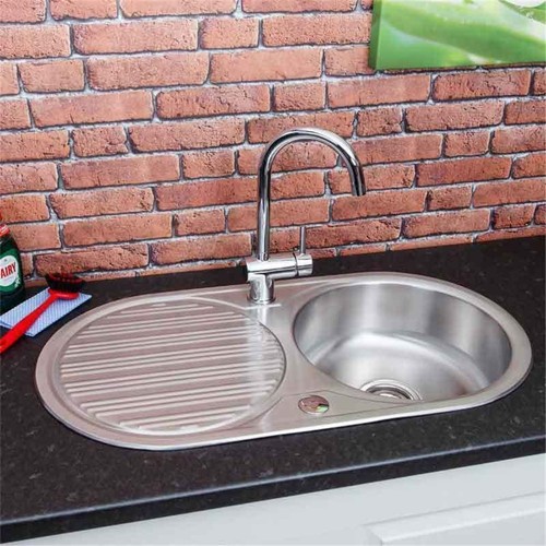 Modern stainless steel inset - modern,