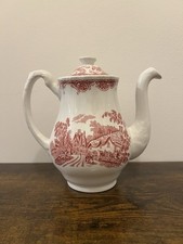 Royal Tudor Ware Tea/Coffee Pot. 7x7". Chipped Lid. Otherwise Good Condition.