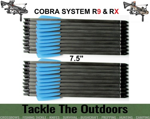 Carbon crossbow bolts - 7.5",